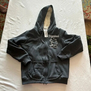 Disneyland resort 55 Years full Zip Up Hoodie fur lined super warm medium EUC